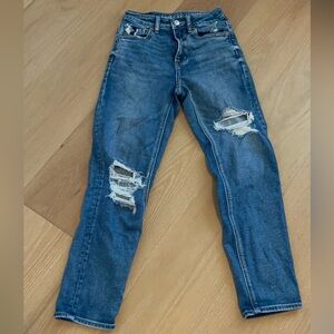 American Eagle Outfitters High Rise Blue Jeans